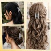 2 PCS Rhinestone Hair Clips Glitter Hair Claw Clips for