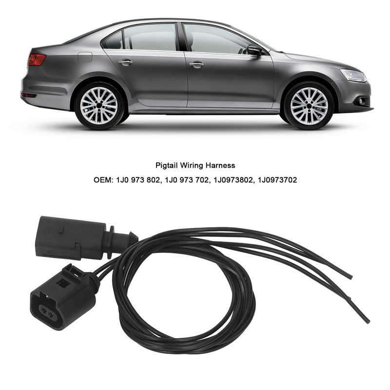 Pigtail Wiring Harness Plug Kit 1J0 973 802 1J0 973