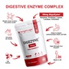 Brightcaps Digestive Enzymes 120 Tablets | Contains Digezyme, Amylase, Lactase,