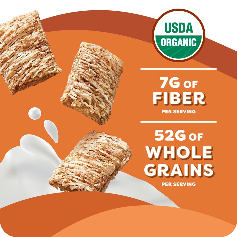 Kashi Breakfast Cereal, Organic, Whole Grain, Cinnamon Harvest, 18oz Box