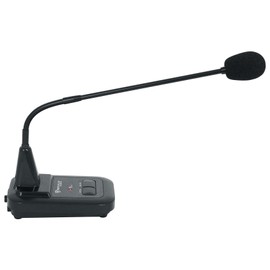 Rockville CH-MIC70 Push to Talk Commercial Gooseneck Paging Microphone w/Chimes