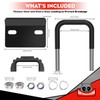AUTORACCOON Hitch Tightener Anti-Rattle Clamp - Heavy Duty Hitch Stabilizer