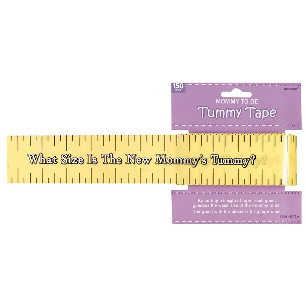 Baby Shower Tummy Measure Game Tape - 150ft