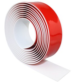 Floor Transition Strip 2" Self Adhesive Flat Vinyl Flooring Transitions Strip with Strong Backing (5cm, 20FT, White)