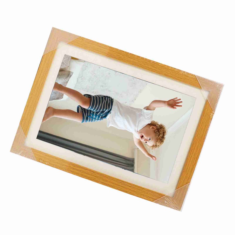 Wooden photo frame table oil painting storage box Kids Art