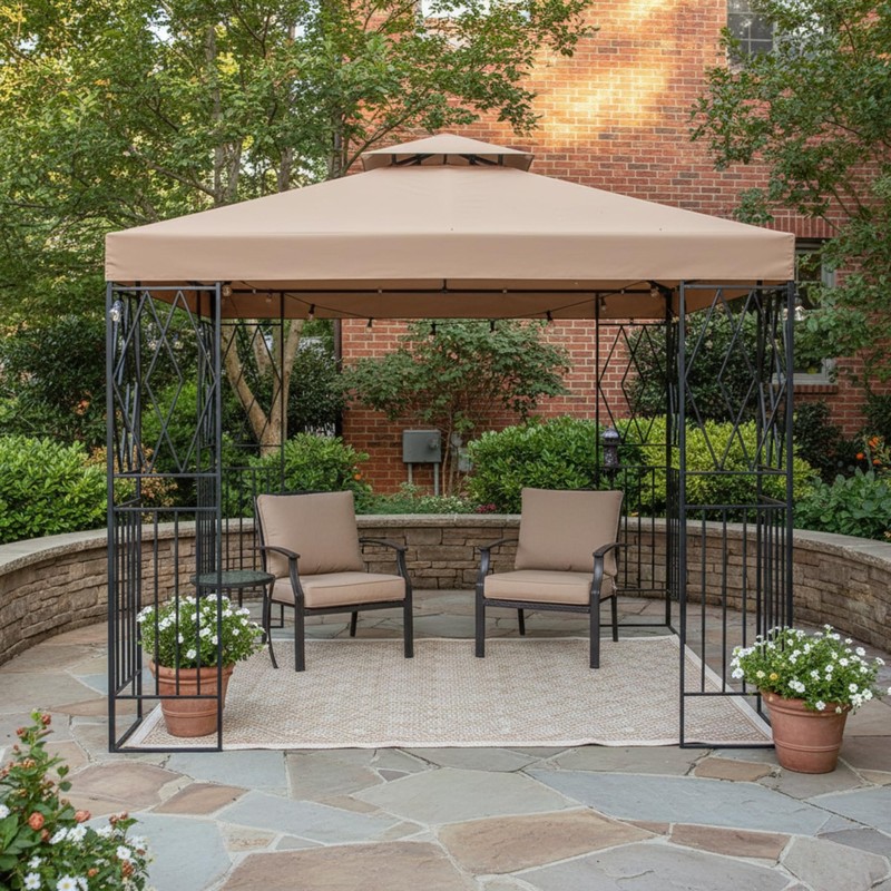 Garden Winds Reinforced RipLock 350 Replacement Canopy Top Cover Compatible