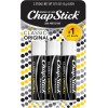 ChapStick Pack of 3 ChapStick Classic Original Lip Balm Tubes