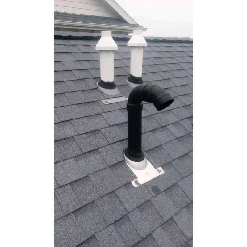 GARRDAL 2 part pipe boot. roof flashing retrofit Read limited