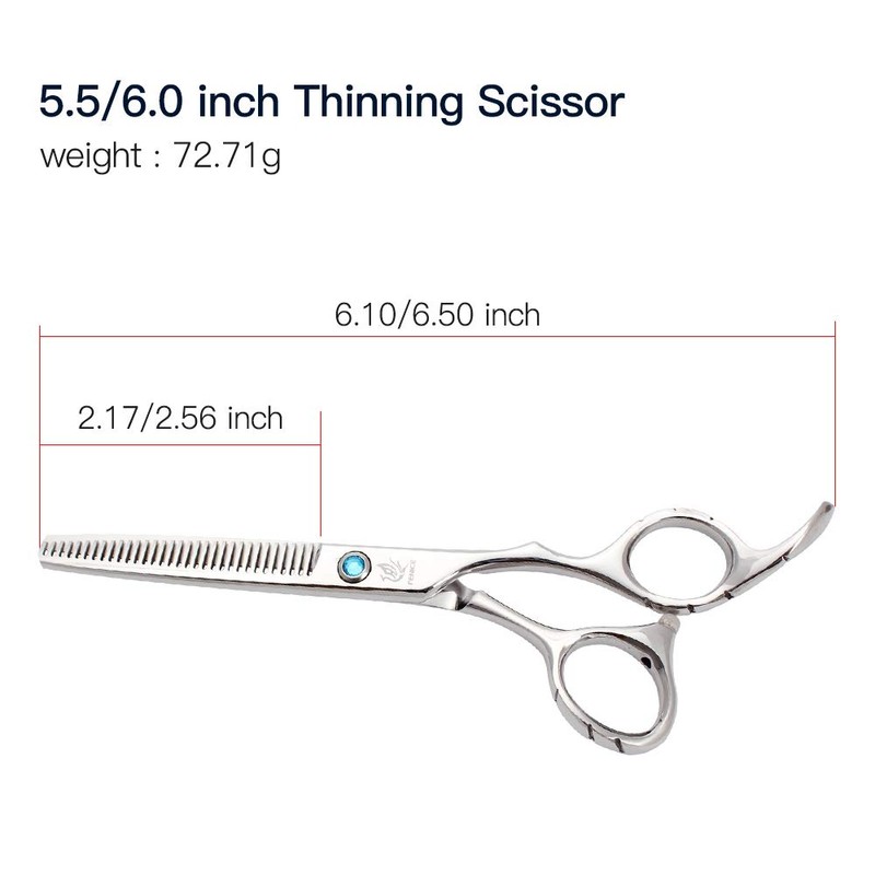 FENICE PEAK 6.0" Professional Hairdressing Scissors Cutting Thinning Hair Shears