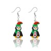 Miniblings Penguin Earrings Christmas Santa Claus Bird Antarctic South Pole
