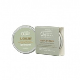 emerginC Scientific Organics In Lips We Trust Super Antioxidant Lip Balm Tube - Shea Butter + Coconut Oil Lip Repair Treatment for Dry, Chapped Lips - Restorative Lip Balm (0.5 oz, 15 ml)