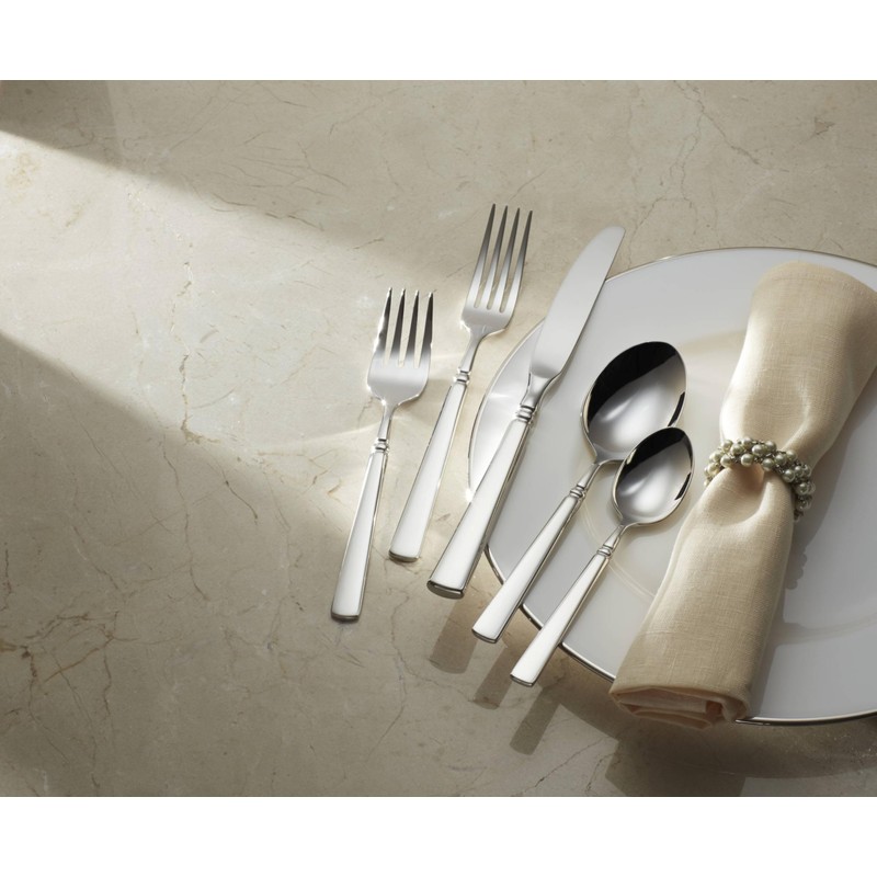 Oneida Easton Fine Flatware Teaspoons, Set of 4 , 18/10