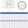 1-1/4" NPT Stainless Steel Spring Check Valve, WOG1000 NPT Thread