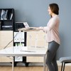 Lap Desk for Bed Adjustable Height, Foldable Bed Table with