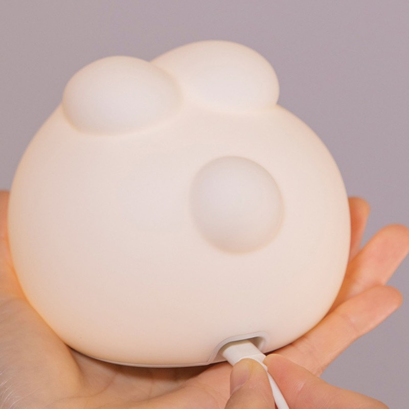 Rabbit Night Light 3000K Warm White USB Rechargeable Comfortable Touch