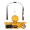 Trailer Coupler Lock Universal Hitch Lock U Shaped Combination Lock