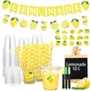 THE KING HIS QUEEN Lemonade Stand Supplies 50 Pcs Lemonade