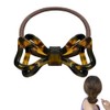 Tortoise Shell Hair Ties for Women Bow Hair Tie Twist