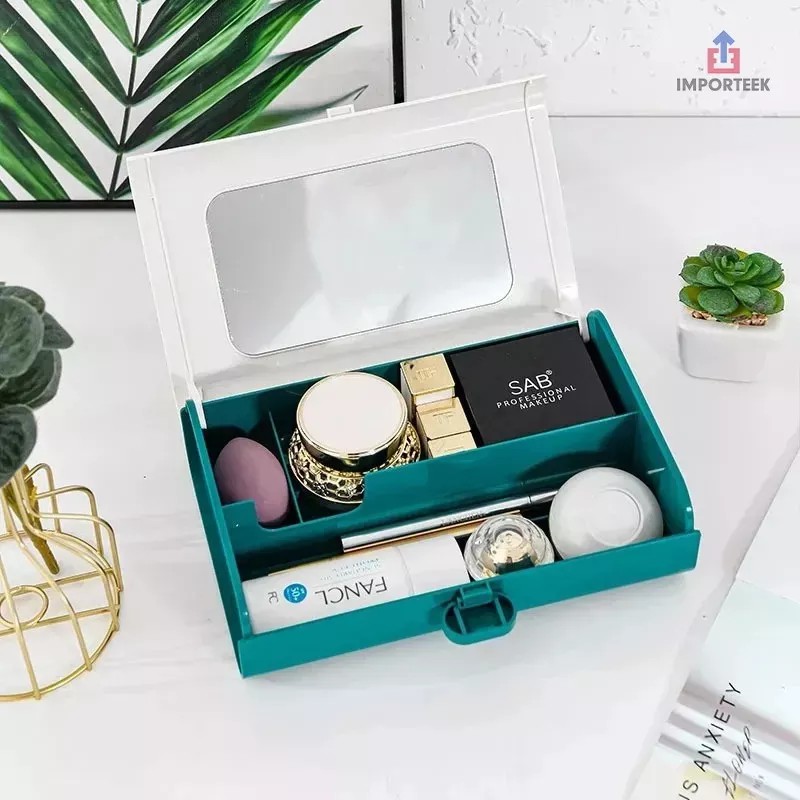 Importeek Organizador Estuche Joyero Alhajero Joyas Maquillaje Tocador