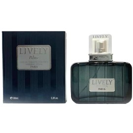 PARFUMS LIVELY BLUE EAU DE TOILETTE SPRAY FOR MEN 3.3 Oz / 100 ml BRAND NEW!!!