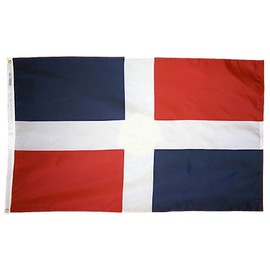 Dominican Republic Flag Nylon 12 in x 18 in.