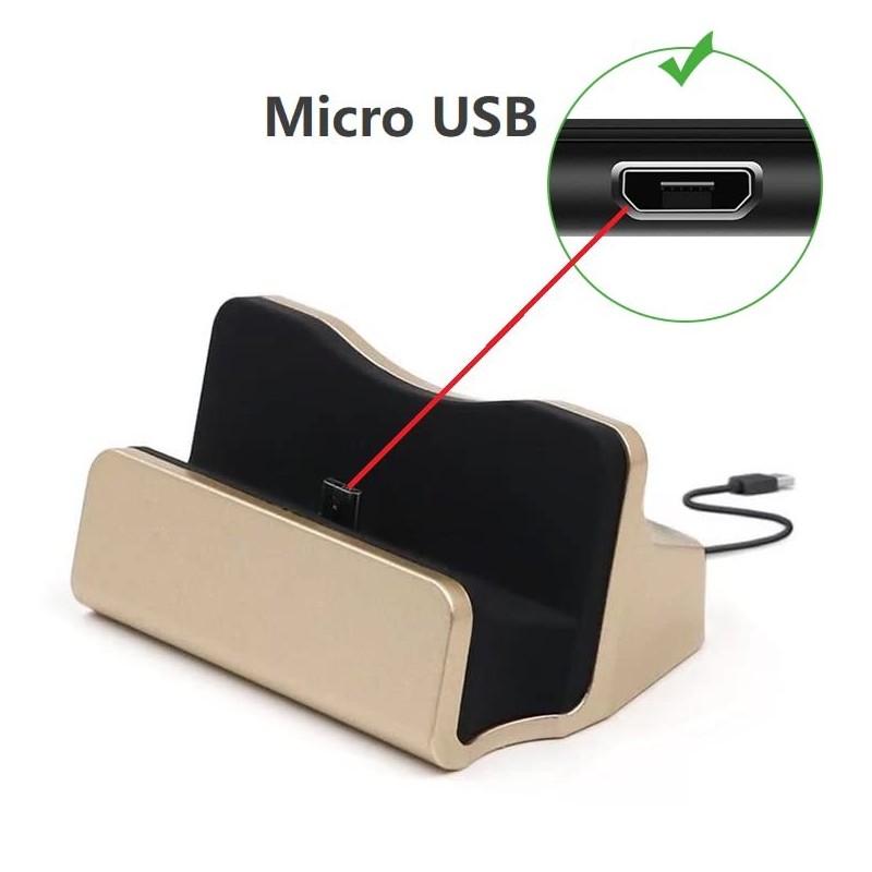 AXYO Micro USB Charging Stand Charging Cradle Data Sync Micro