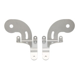 2pcs Spotlight Mounting Bracket Left Right Stainless Steel Chrome Fog Lamp Bracket Auto Parts Replacement for Mini R50 R52 R53