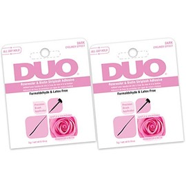 DUO® Rosewater & Biotin Striplash Adhesive - Dark 5 g/net wt 0.18 oz, 2-Pack