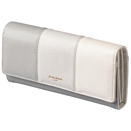 [VOICE] Align Light Women's 3 Color Kabuse Type, Ultra Lightweight, Only 7.1 oz (200 g), Long Wallet, Easy to Take Out, Vertical Type, Holds 40 Cards, Large Coin Purse, Present, Gift Boxed, GRAY