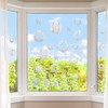 Hiwevvy 39PCS Static Glass Window Clings-8 Sheets Anti-Collision Glass Window