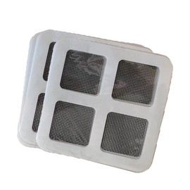 LannuMet 20pcs 4" X 4" Disposable Shower Drain Hair Catcher Shower Drain Mesh Sticker for Bathroom,Kitchen,Sink,Laundry,Bathtub