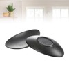 Bamyli Black Ring Key Dish for Hallways,Oval Trinket Dish Key