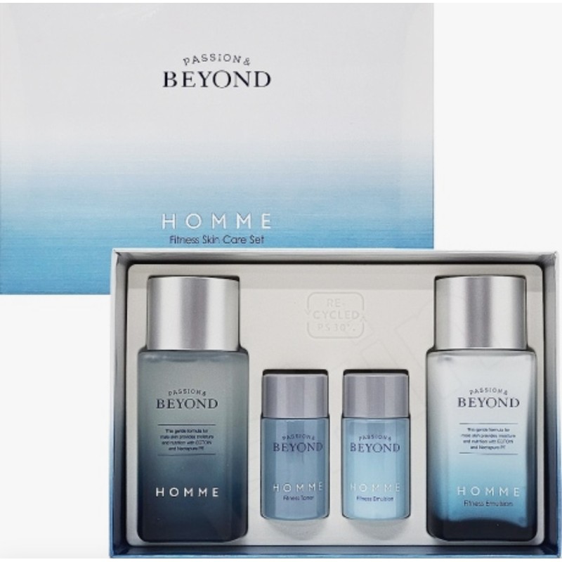 Beyond Homme Fitness 2-piece set (toner 130ml + emulsion 130ml)