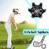16 PCS Black Golf Shoe Spikes TPU Golf Shoe Cleats