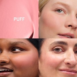 Glossier Cloud Paint, rubor en crema para mejillas – Tinte en gel rosa frío, mezcla de capas transparentes y pigmentos difuminables con colágeno y pig