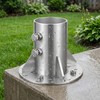 2 3/4" 304Stainless Steel Chain Link Fence Post Base Flange