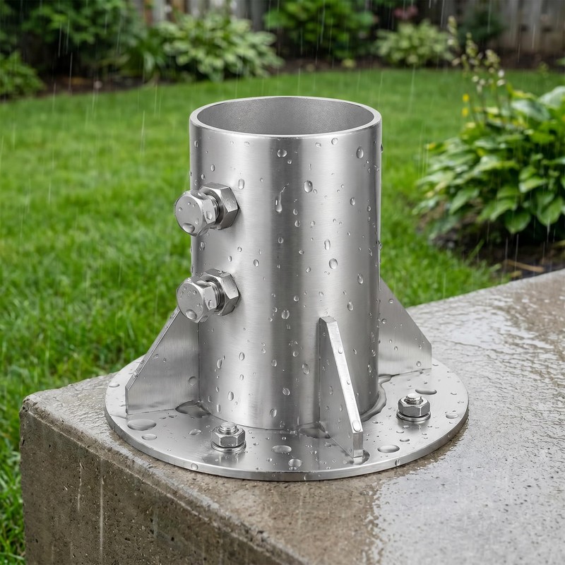 2 3/4" 304Stainless Steel Chain Link Fence Post Base Flange