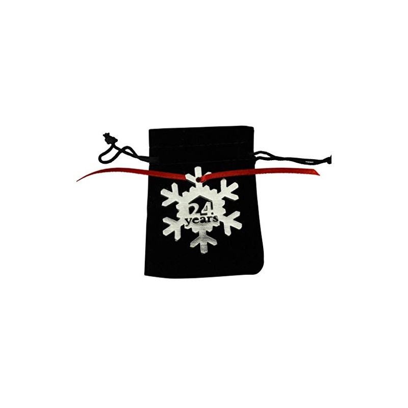 Decoración para árbol de Navidad con forma de copo de