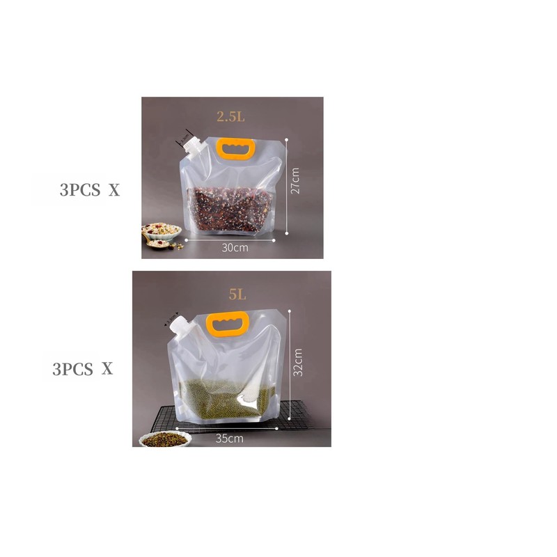Food Storage Bags Moisture Resistant Sealed Bag Standing Large Reusable