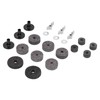 21Pcs Cymbal Felt Clutch Bracket Tube Drum Accessory with Stainless