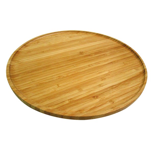Captain Stag UP-2548 Bamboo Tableware, Take-Ware Stacked Round Plate, 11.0 x 11.0 x 0.6 inches (280 x 280 x 15 mm)