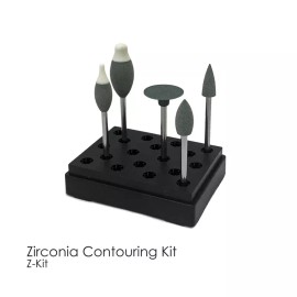 Private Label Zirconia Contouring Kit For Zirconia green state / pre-sintered - Dental Z-Kit