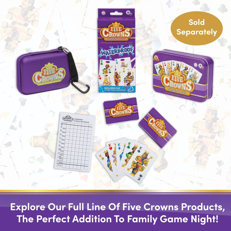 Five Crowns – Card Game for Kids and Adults, Travel