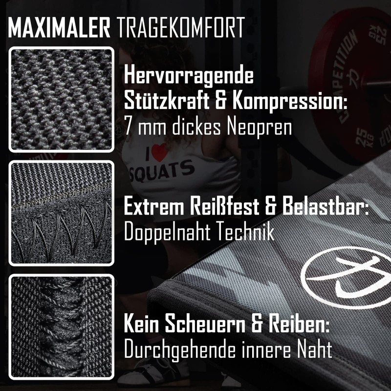 Strength Shop 7 mm Neoprene Knee Support for Men and