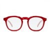 Kolo Webster Premium Reading Glasses, Classic Square-Shaped Style, Red, 1.0