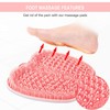 BESKAR XL Large Foot Scrubber Mat for Use in Shower