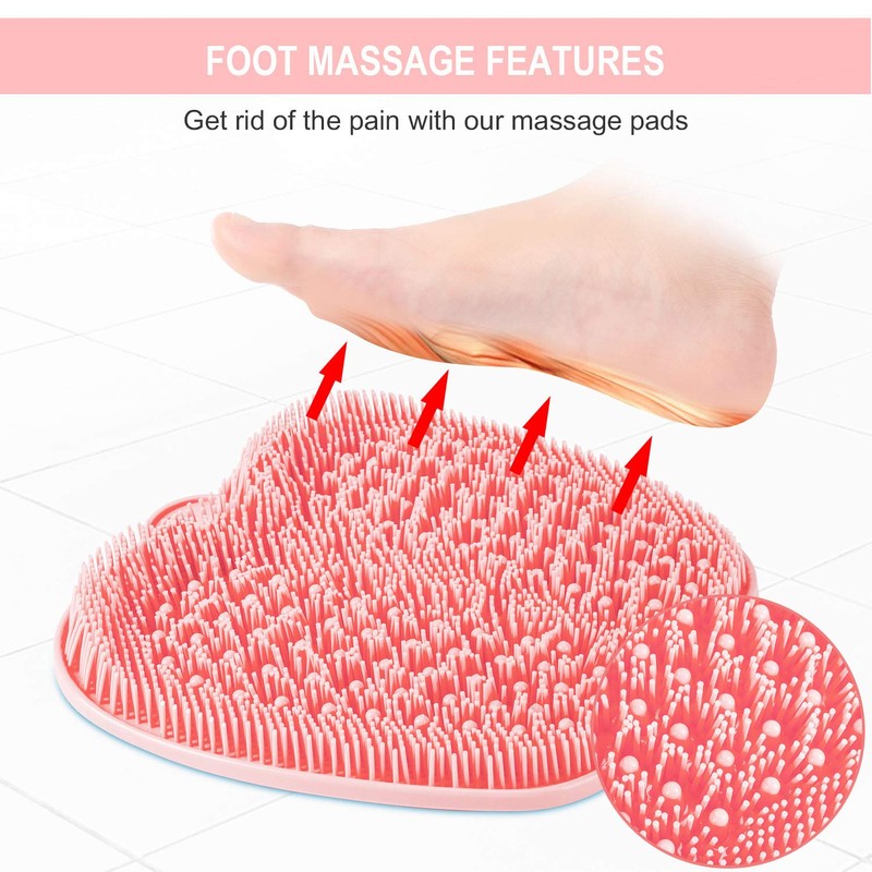 BESKAR XL Large Foot Scrubber Mat for Use in Shower