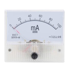 Ammeter Analogue Ammeter 85C1 DC 0~100MA Pointer DC Ammeter Power Indicator Meter Meter with Convenient Installation