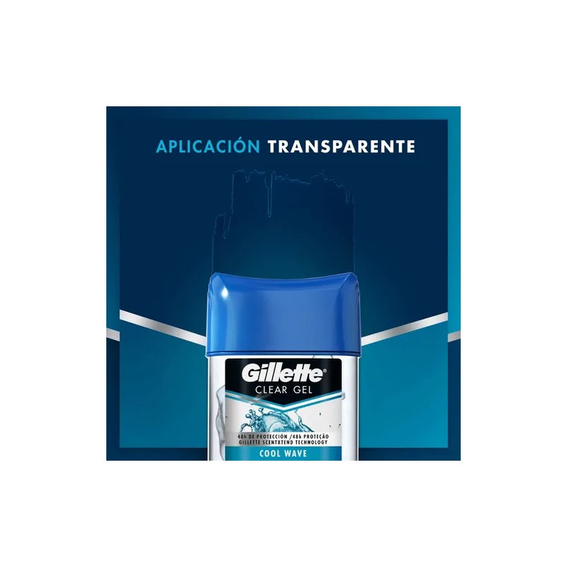 Desodorante Gillette Clear Gel Cool Wave 82 Gr