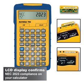 Calculated Industries 5073-2023 ElectriCalc Pro Upgrade Kit NEC 2023 Code Compliant Upgrade Chip for Calculator